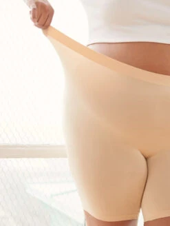 Thigh Society Regular Rise 7" Cooling Short 10 Thigh Society Regular Rise 7" Cooling Short -FOREVER YOUR LINGERIE ThighSocietyCoolingShorts7InchBeigeTHCO RStretch