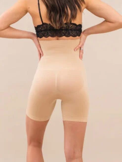 Threads Contour Lift Shorts 9 Threads Contour Lift Shorts -FOREVER YOUR LINGERIE ThreadsContourLiftShortsTanCONTOURBackAlt