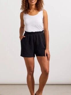 Tribal Beach Shorts 10 Tribal Beach Shorts -FOREVER YOUR LINGERIE TribalBeachShortsBlack1413O 4555FrontAlt