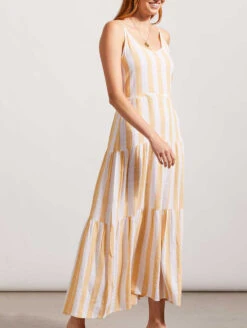 Tribal Tie Back Maxi Dress -FOREVER YOUR LINGERIE TribalTieBackMaxiDress7700O 4746Side