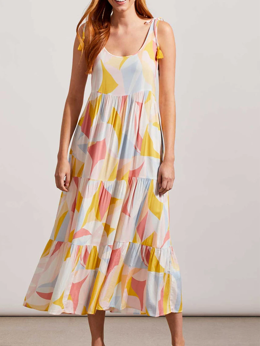 Tribal Tiered Maxi Dress 4 Tribal Tiered Maxi Dress - Image 2