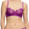 Dita Von Teese Vedette Balcony Bra 2 Dita Von Teese Vedette Balcony Bra -FOREVER YOUR LINGERIE VedetteVioletBraFront