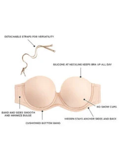 Wacoal Strapless Bra 21 Wacoal Strapless Bra -FOREVER YOUR LINGERIE Wacoal Strapless Bra S 3 294e73d9 d248 43dc a5fc e37f55d10149