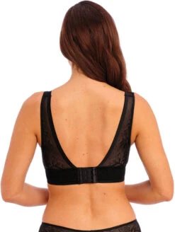 Wacoal Net Effect Bralette 8 Wacoal Net Effect Bralette -FOREVER YOUR LINGERIE WacoalNetEffectBraletteBlack810340Back