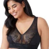 Wacoal Net Effect Bralette 2 Wacoal Net Effect Bralette -FOREVER YOUR LINGERIE WacoalNetEffectBraletteBlack810340FrontAlt