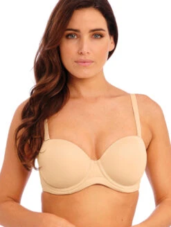 Wacoal Strapless Bra 16 Wacoal Strapless Bra -FOREVER YOUR LINGERIE WacoalRedCarpetStraplessSand953117Front