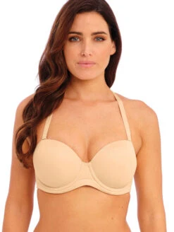 Wacoal Strapless Bra 17 Wacoal Strapless Bra -FOREVER YOUR LINGERIE WacoalRedCarpetStraplessSand953117FrontAlt