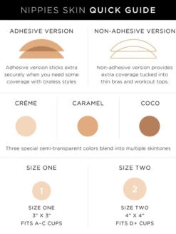 Nippies Skin Non-Adhesive Nipple Covers - Medium 9 Nippies Skin Non-Adhesive Nipple Covers - Medium -FOREVER YOUR LINGERIE b6 skin quickguide caramel small 833aa31e 0993 44c6 a40d 6b6a8b73167d