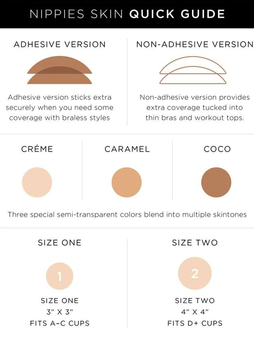 Nippies Skin Adhesive Nipple Covers - Dark 6 Nippies Skin Adhesive Nipple Covers - Dark - Image 4