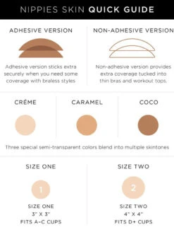Nippies Skin Non-Adhesive Nipple Covers - Dark 9 Nippies Skin Non-Adhesive Nipple Covers - Dark -FOREVER YOUR LINGERIE b6 skin quickguide coco small f57fbdeb 15fa 4899 bc6d 37a5374642db