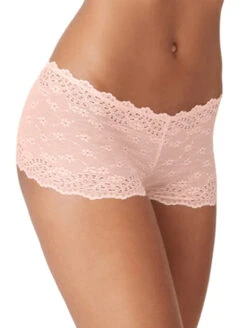 B.Tempt'd Inspired Eyelet Boyshorts 7 B.Tempt'd Inspired Eyelet Boyshorts -FOREVER YOUR LINGERIE btemptdInspiredEyeletBoyshortsRoseSmoke945219Side