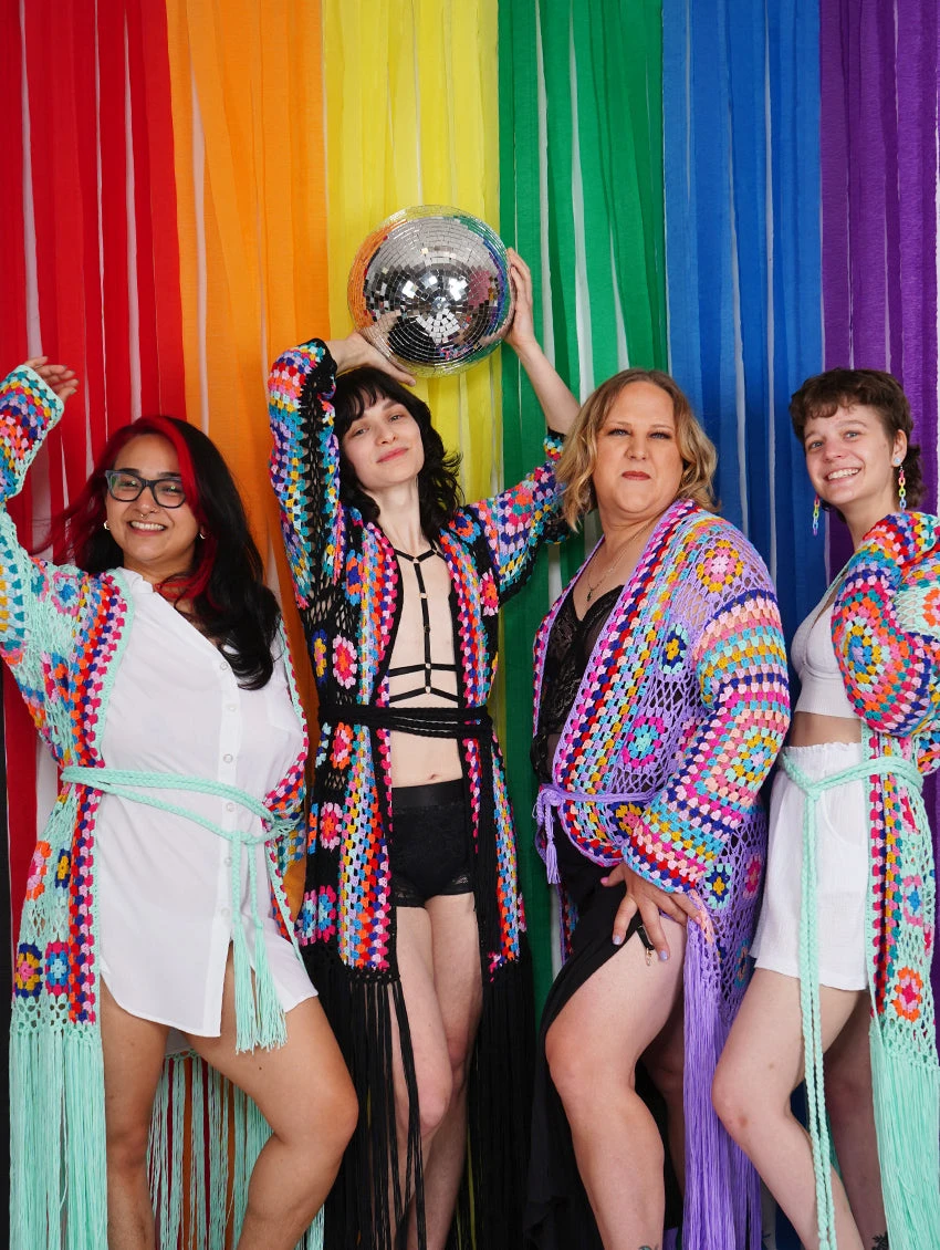 Long Sleeve Crochet Fringe Robe 4 Long Sleeve Crochet Fringe Robe - Image 2