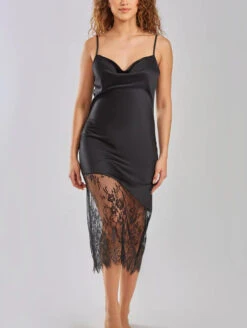 ICollection Abigail Chemise 11 ICollection Abigail Chemise -FOREVER YOUR LINGERIE iCollectionAbigailXChemiseBlack78260 X FrontAlt
