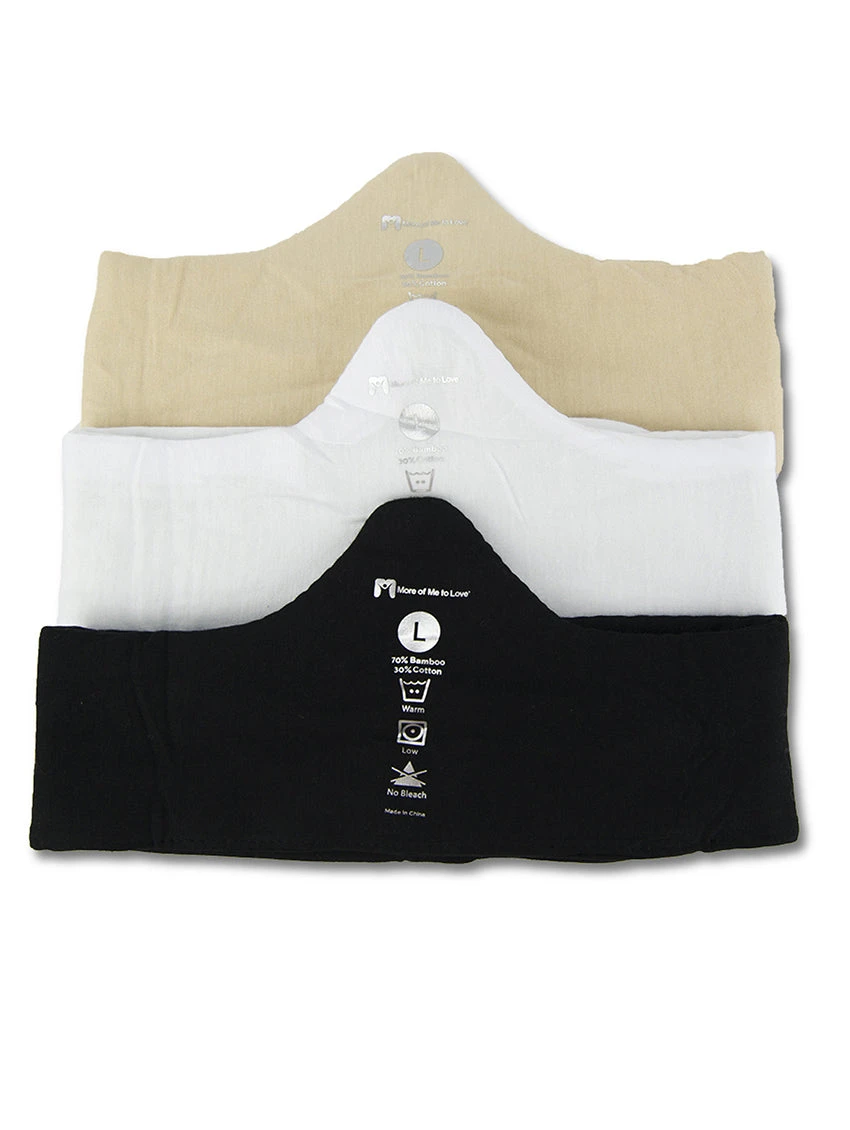 More Of Me To Love Deluxe Bamboo Bra Liner - 3 Pack 3 More Of Me To Love Deluxe Bamboo Bra Liner - 3 Pack