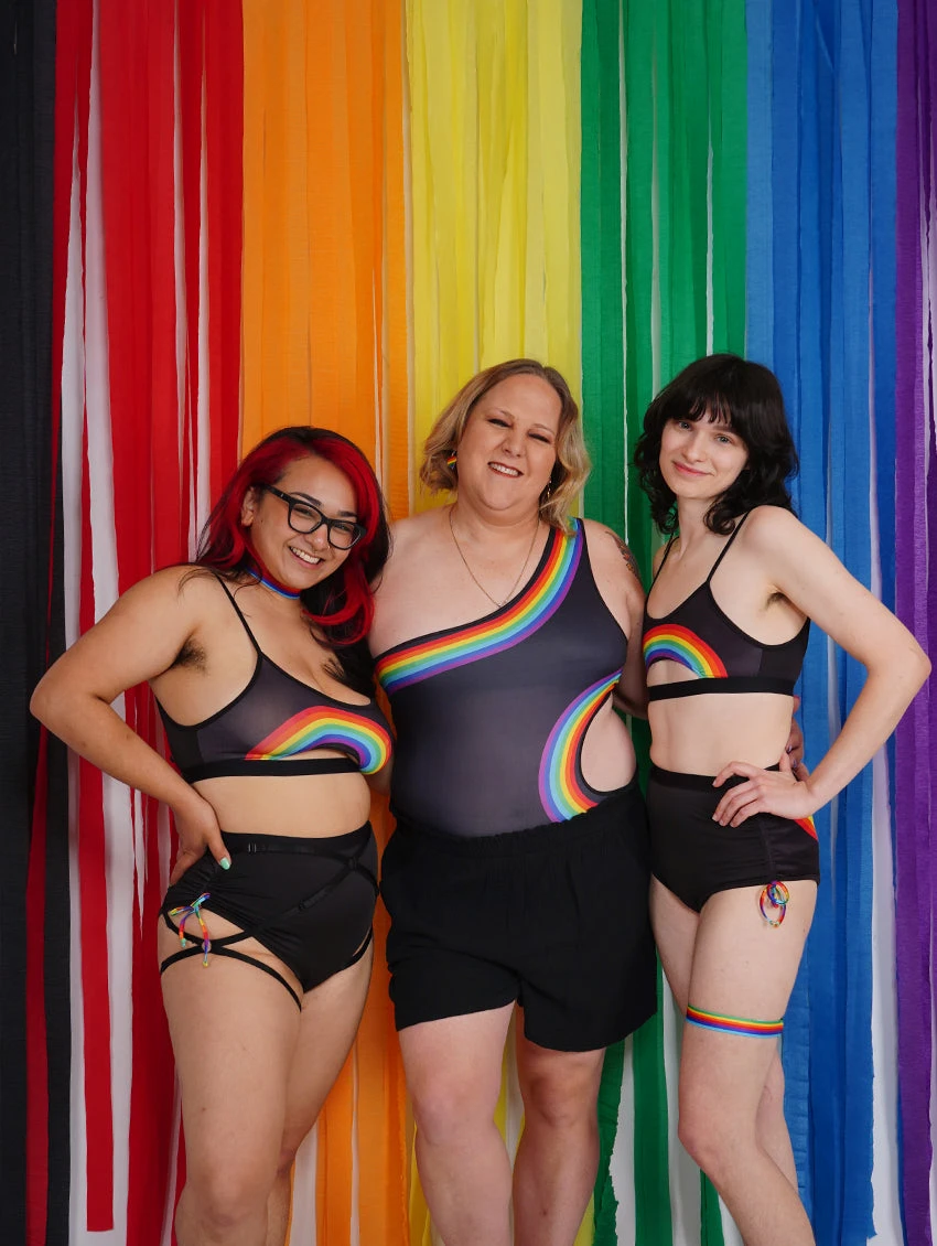 Mapale Asymmetrical Pride Bodysuit 10 Mapale Asymmetrical Pride Bodysuit - Image 8